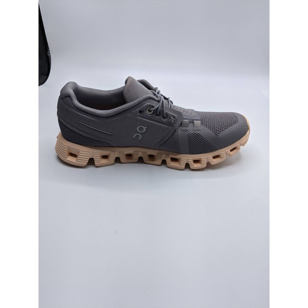 On Women's Cloud 5 Sneakers, Zinc/Shell, Size 6 Medium US - Picture 8 of 10
